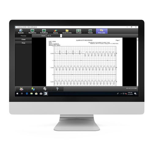 Módulo de software de gestión de impresión - Spacelabs Healthcare - clínico / para tablet PC