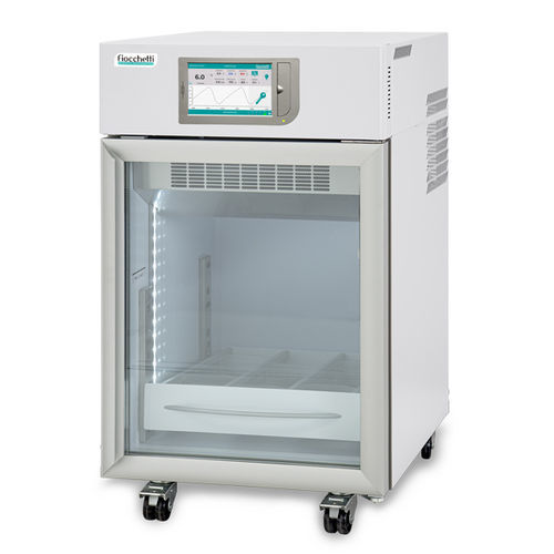 Refrigerador de banco de sangre - EMOTECA 100 TOUCH - Fiocchetti Scientific - compacto / con 1 puerta / con puerta de cristal