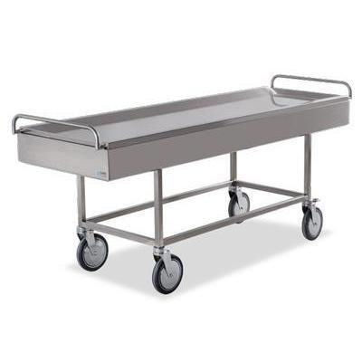 Carro para traslado de cadáveres de transporte - CRR002 - Fiocchetti Scientific - médico / de hospital / hidráulico