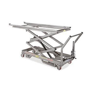 Carro camilla mortuorio - CRR004 - Fiocchetti Scientific - hidráulico / ergonómico / de acero inoxidable