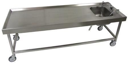 Mesa de autopsia de laboratorio - Tavolo autopsia A - Fiocchetti Scientific - de medicina legal / de laboratorio de histopatología / de lavado de cadáveres