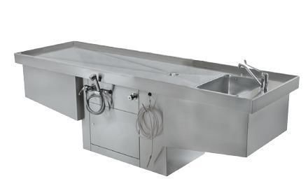 Mesa de autopsia de laboratorio de histopatología - Tavolo autopsia B - Fiocchetti Scientific - de laboratorio / de medicina legal / de lavado de cadáveres