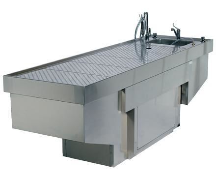 Mesa de autopsia de medicina legal - Tavolo autopsia B - Fiocchetti Scientific - de laboratorio / de laboratorio de histopatología / de lavado de cadáveres