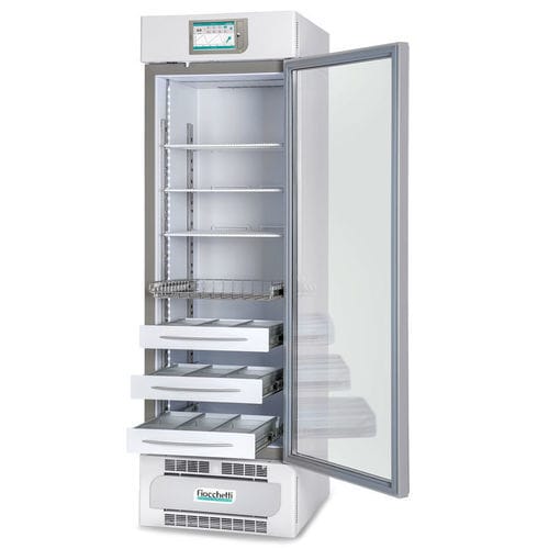 Congelador médico - PLASMA-VISION 400 TOUCH - Fiocchetti Scientific - para laboratorio / para plasma sanguíneo / de banco de sangre