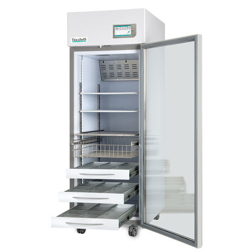 Congelador de laboratorio - PLASMA-VISION 700 TOUCH - Fiocchetti Scientific - para plasma sanguíneo / de banco de sangre / vertical