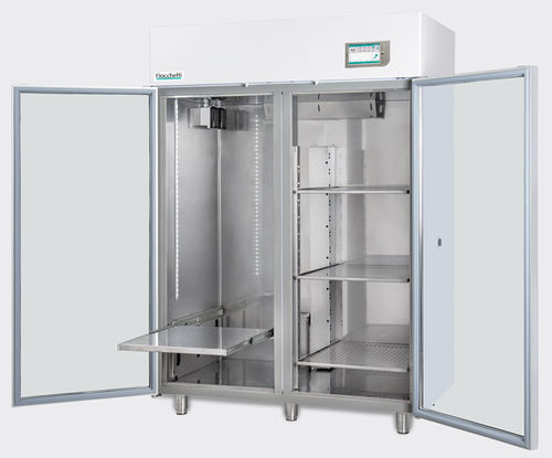 Refrigerador de cromatografía - 1500 TOUCH - Fiocchetti Scientific - de tipo armario / con puerta de cristal / con refrigeración por aire forzado