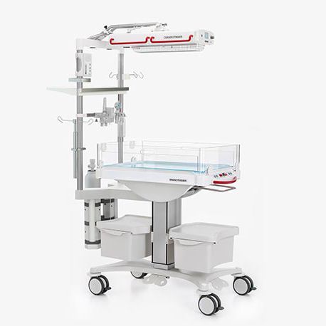 Mesa de reanimación neonatal con ruedas - VARIOTHERM® - Weyer