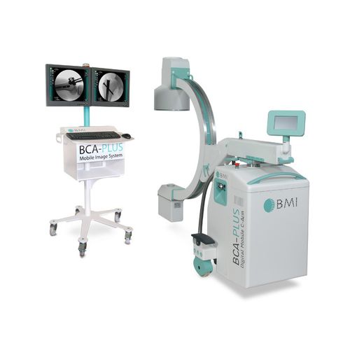 Arco quirúrgico móvil - BCA-PLUS  - BMI Biomedical International - con tubo intensificador de imagen / con columna de vídeo