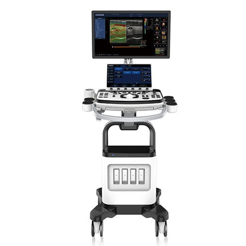 Ecógrafo con soporte - XBit 80 - CHISON Medical Technologies - para ecografía polivalente / doppler-color / 3D/4D