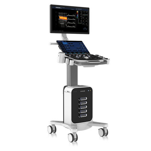 Ecógrafo con soporte - SonoMax 9 - CHISON Medical Technologies - para ecografía polivalente / doppler-color / blanco y negro
