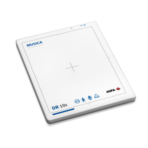 Panel detector plano para radiografía polivalente - DR 10s - AGFA - portátil