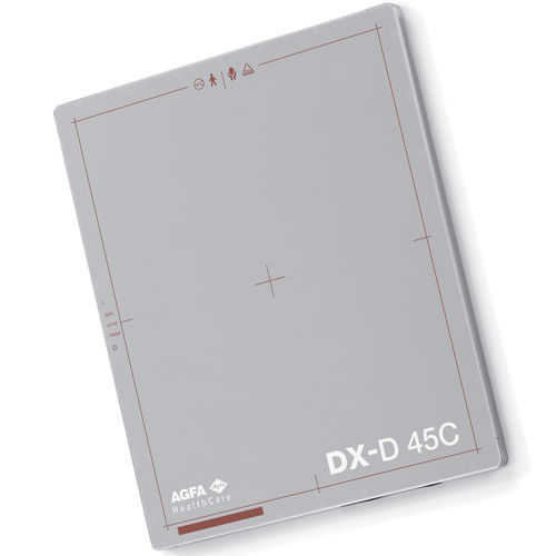 Panel detector plano para radiografía veterinaria - DX-D 45 - AGFA - portátil / inalámbrico