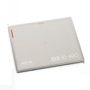 Panel detector plano para radiografía veterinaria - DX-D40 - AGFA - portátil / inalámbrico
