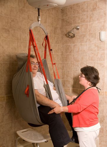 Arnés para elevador de pacientes - XXL - Handi-Move - bariátrico / con reposacabezas