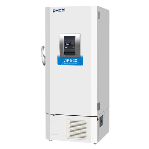 Congelador de laboratorio - MDF-DU502VHW-PE - PHC Europe - de tipo armario / con 1 puerta / de ultrabaja temperatura