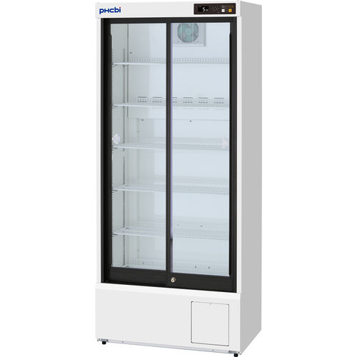 Refrigerador de laboratorio - MPR-S300H-PE - PHC Europe - de farmacia / de tipo armario / con puerta de cristal