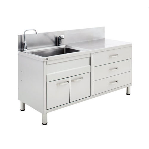 Mesa para cambiar pañales - 40885 - Üzümcü Medical Devices - rectangular / pediátrica / con fregadero