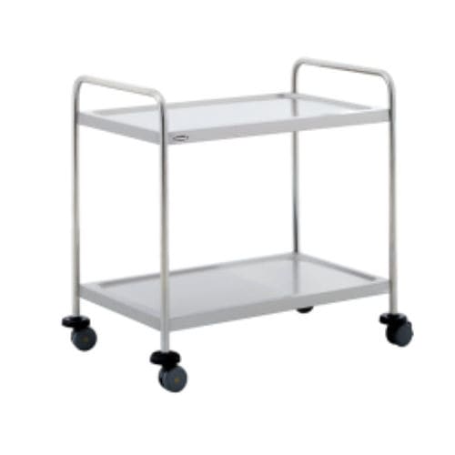 Carro para quirófano - 40085 - Üzümcü Medical Devices - para aparato / de acero inoxidable / con estante