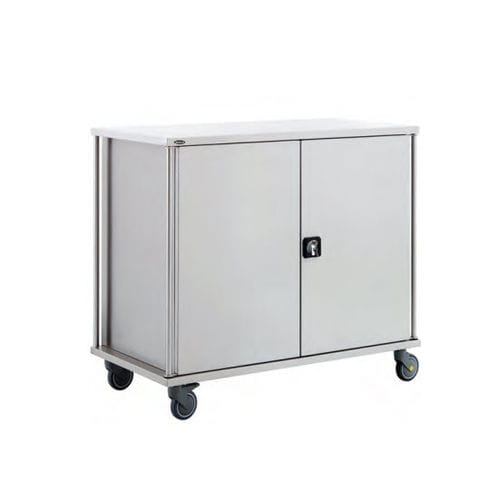 Carro para bolsas para ropa limpia - 40655 - Üzümcü Medical Devices - de hospital / con 2 puertas / 1 estante