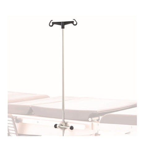 Portasueros en riel - OM-110 - Üzümcü Medical Devices - 2 ganchos / para mesa de operaciones / de altura variable