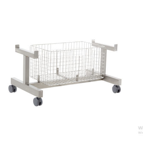 Carro para quirófano - OM-550 - Üzümcü Medical Devices - con canasta / móvil