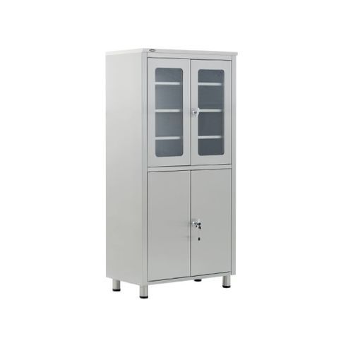 Armario para sala de operaciones - 40503 - Üzümcü Medical Devices - con puerta / con estante / de acero inoxidable