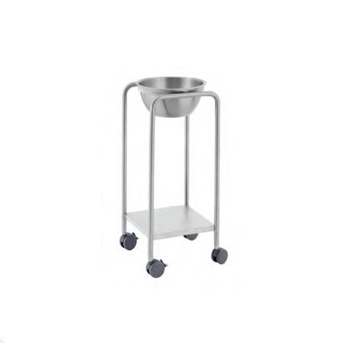 Portacuencos con ruedas - 40555 - Üzümcü Medical Devices - de acero inoxidable