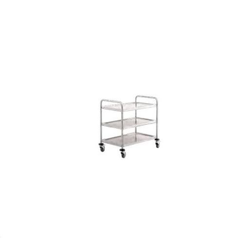 Carro para aparato - 40088 - Üzümcü Medical Devices - para quirófano / de acero inoxidable / con estante