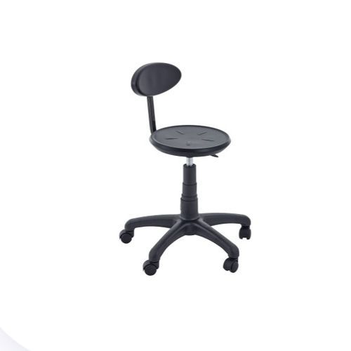 Taburete para centro sanitario - 90.1592 - Üzümcü Medical Devices - de altura variable / hidráulico / con respaldo