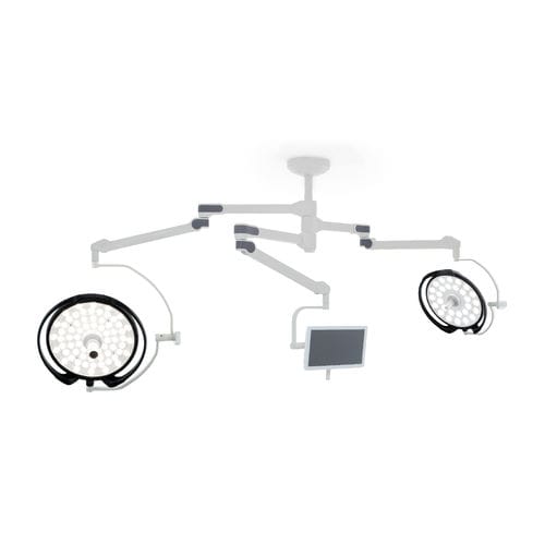 Lámpara cialítica de techo - DL-62CM - Üzümcü Medical Devices - LED / 3 brazos / 96