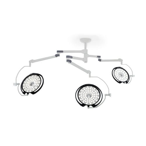 Lámpara cialítica de techo - DL-662D - Üzümcü Medical Devices - LED / 3 brazos / 96