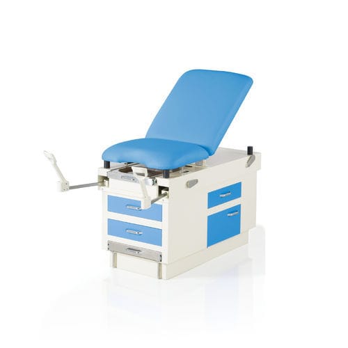 Camilla de exploración ginecológica - JM-1A - Üzümcü Medical Devices - para adulto / manual / con respaldo regulable