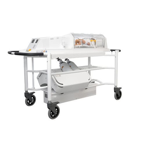 Incubadora neonatal para transporte - nomag®IC Advanced - LMT Medical Systems - con ruedas / con ventilador / con 4 ventanas de acceso