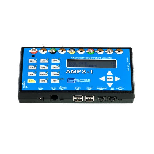 Simulador multiparamétrico - AMPS-1 - Datrend Systems - de constantes vitales / para cuidados intensivos / para cuidados de urgencias