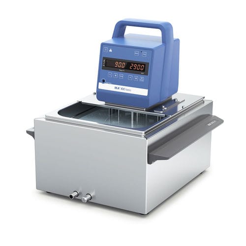 Baño María termostáticamente regulado - ICC basic pro 9 - IKA - de refrigeración / de mesa / compacto