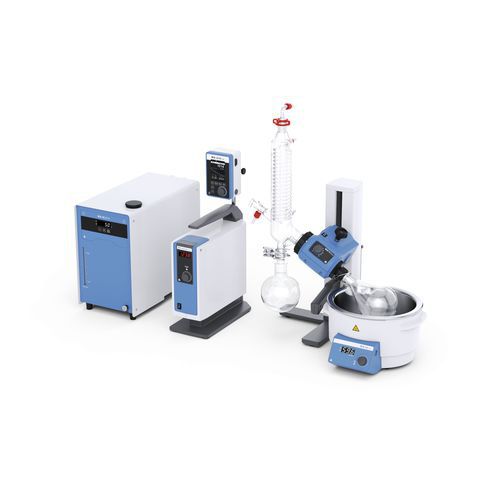 Evaporador de laboratorio - RV 3 pro V  - IKA - rotativo / de vacío