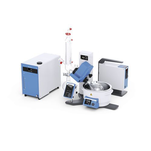 Evaporador de laboratorio - RV 8 pro V - IKA - rotativo / de vacío