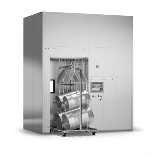 Lavavasos automático - LC - Steelco - de laboratorio / de vapor / por aspersión