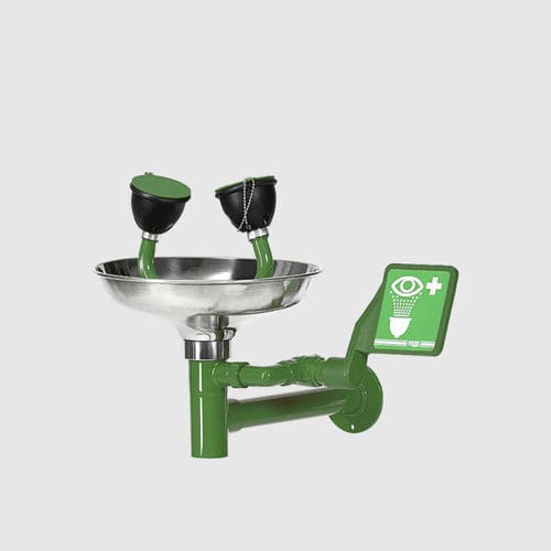 Unidad de limpieza ocular con fregadero - 99912316 - Steelco - de pared