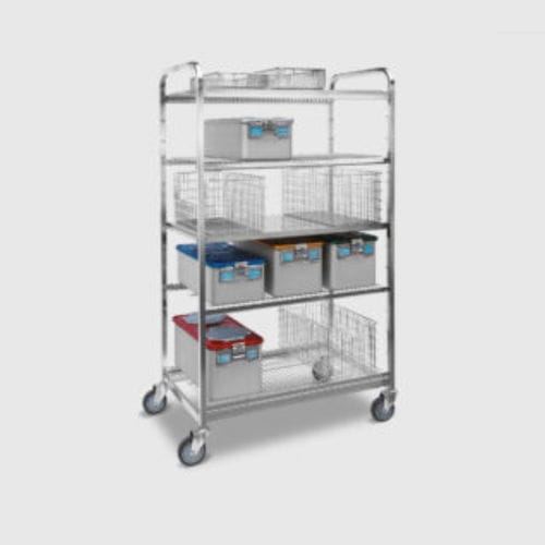 Carro médico - 999M0BNST series - Steelco - para contenedores de esterilización / de laboratorio / de uso general