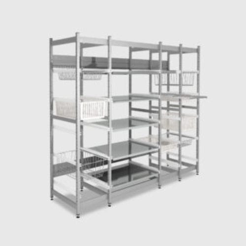 Estantería modular - Steelco - para cestas / para contenedores / de esterilización
