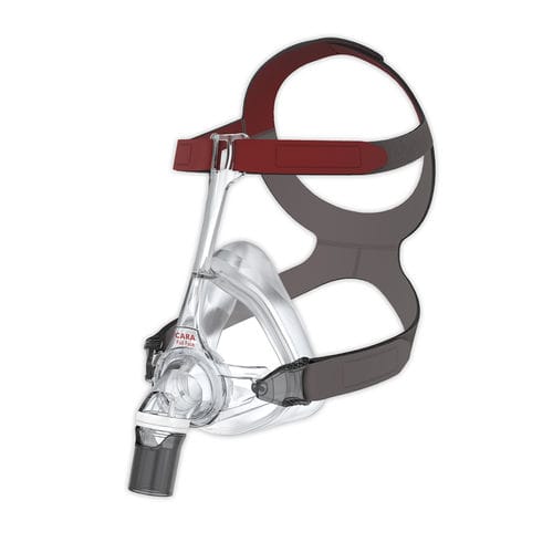 Máscara de ventilación para el tratamiento de la apnea del sueño - CARA  - Löwenstein Medical - transparente / ajustable