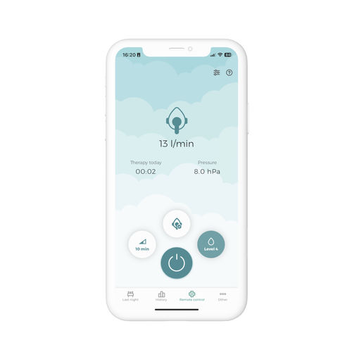 Aplicación para móviles de gestión - prisma  - Löwenstein Medical - médica / CPAP / Androïd