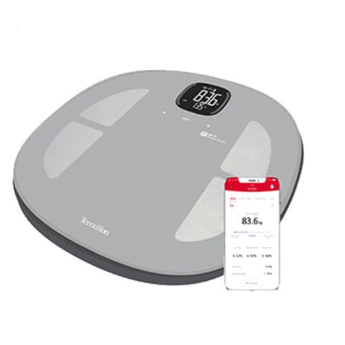 Analizador de la composición corporal por bioimpedancia - Master Fit - Terraillon - para la medición de la masa adiposa / plataforma / con pantalla LCD
