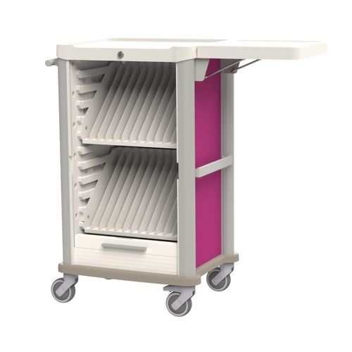 Carro de hospital - Eolis® COMPACT - VILLARD MÉDICAL - médico / para historias clínicas / de plástico