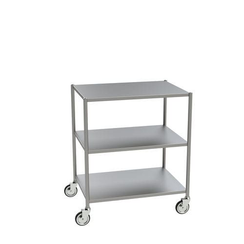 Carro médico - 312.02 - VILLARD MÉDICAL - de uso general / de almacenamiento / de acero inoxidable