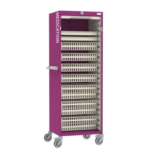 Armario para medicamentos - 1007.51 C01 - VILLARD MÉDICAL - de hospital / modular / con ruedas