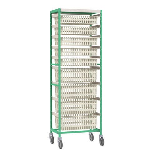 Estantería modular - 1002.26 - VILLARD MÉDICAL - móvil / estructura abierta / con compartimentos