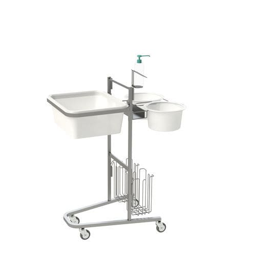 Carro para bolsas para ropa sucia - Opti-Soins - VILLARD MÉDICAL - de hospital / de limpieza / para lavandería