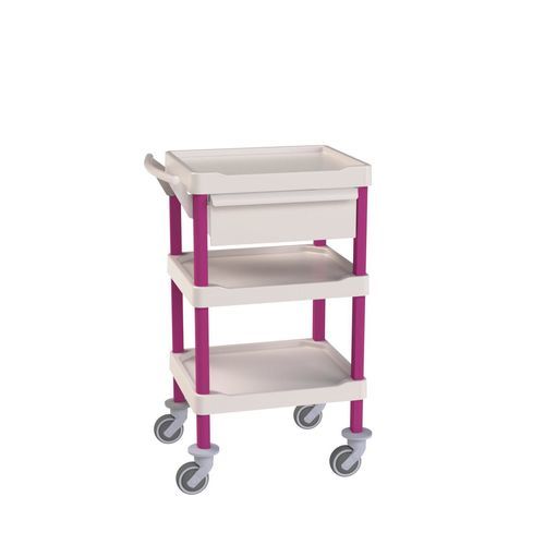 Carro médico - Eolis® COMPACT - VILLARD MÉDICAL - para consumibles / para dispositivos médicos / para transporte